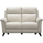 Kester Power Reclining Loveseat in Laurel Cream Leather